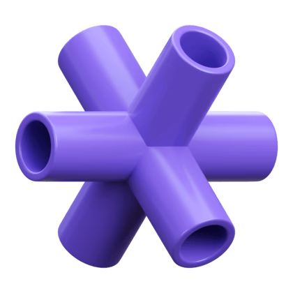 Abstract 3D Shape Left